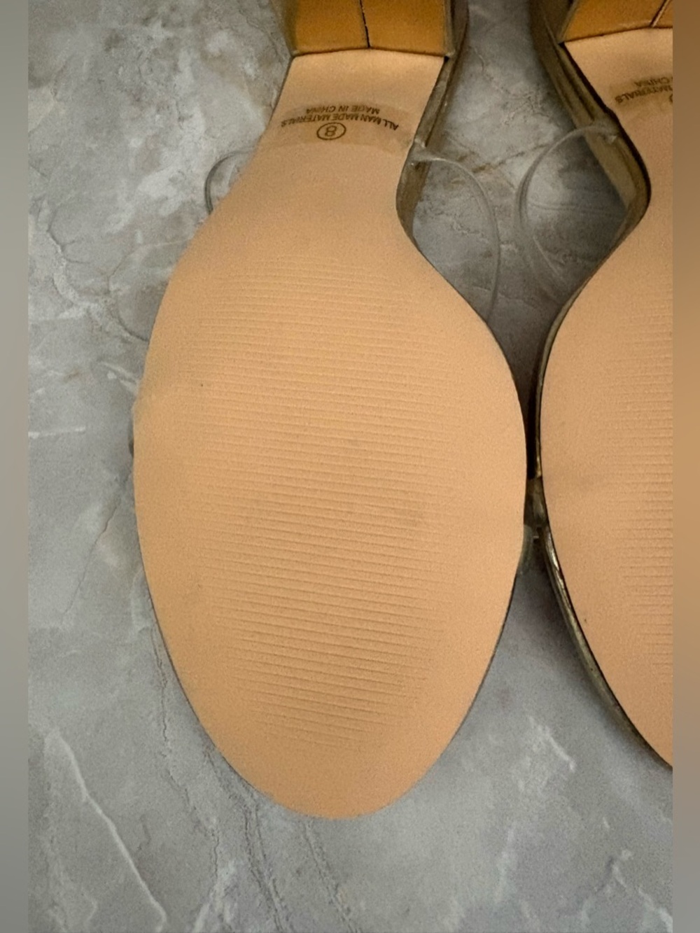 Lulu's Savina Gold Mules - Picture 9 of 14